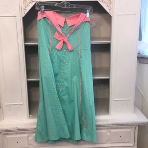 Sourpuss pink flamingo retro dress